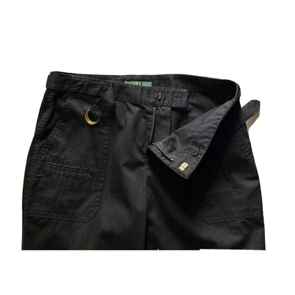 Lauren Ralph Lauren Women’s Petite Belted Skinny Cropped Pants Size 4P - Picture 9 of 10